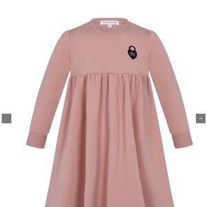 Little Parni Blush Pink Long Sleeve Dress.